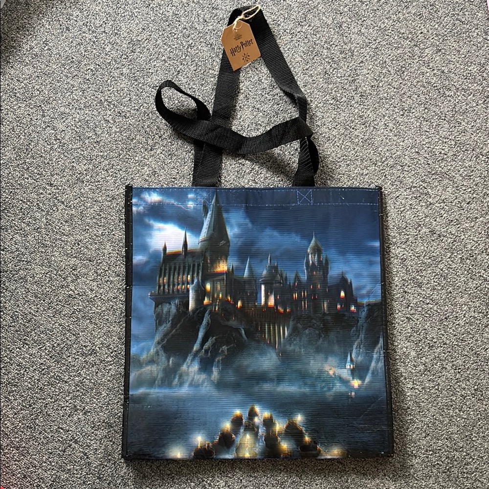 Warner Bros. Hogwarts Castle Tote Bag - Black and Blue